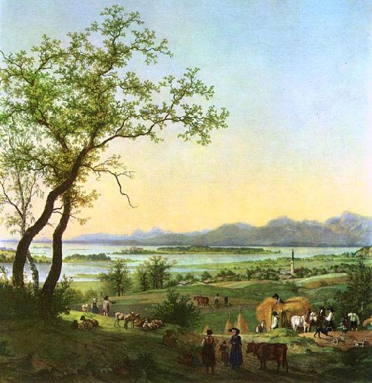 Peter von Hess Am Chiemsee oil painting image